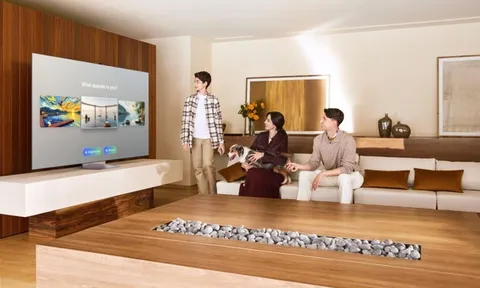 Samsung xác lập cột mốc mới của ngành công nghiệp nghe nhìn với TV Micro RGB và trợ lý Vision AI Companion