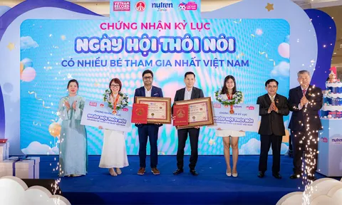 “Ngày hội thôi nôi” quy tụ hàng trăm gia đình, hướng tới xác lập kỷ lục Việt Nam