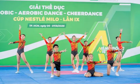 Khép lại giải Aerobic Cúp Nestlé MILO 2026: Sân chơi học đường giúp học sinh rèn kỹ năng sống qua từng bước nhảy