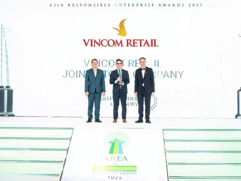 Vincom Retail được vinh danh top 50 Công ty niềm yết tốt nhất Việt Nam và lãnh đạo xanh Châu Á