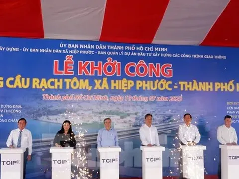 Khởi công xây cầu 500 tỷ, khơi thông cửa ngõ phía Nam TPHCM