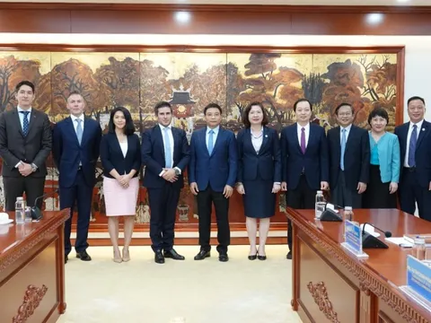 Bộ trưởng Tài chính Nguyễn Văn Thắng làm việc với FTSE Russell về nâng hạng thị trường chứng khoán Việt Nam