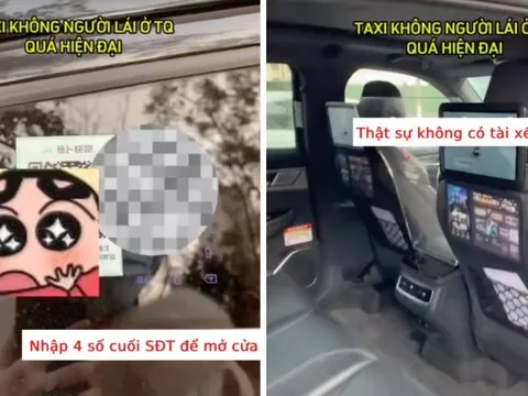 Khách Việt thử gọi taxi "độc lạ" ở Trung Quốc, thốt lên: "Họ đang sống ở năm 2050"!