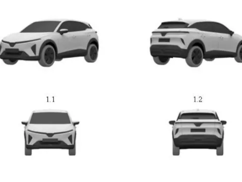 VinFast đăng ký kiểu dáng mẫu SUV điện lạ tại Việt Nam: Có thể là bản nâng cấp của VF 6?