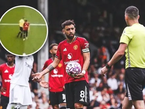 Bruno Fernandes cáu bẳn trọng tài, nói lý do đá hỏng 11m cho MU
