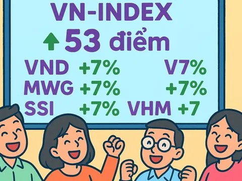 Chứng khoán lao dốc rồi bật tăng 53 điểm, giới đầu tư lại háo hức tìm mua cổ phiếu