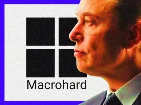 Elon Musk công bố dự án mới mang tên Macrohard, đối đầu trực diện Microsoft