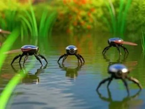Các nhà khoa học phát triển robot có thể đi trên mặt nước