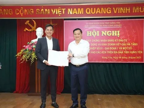 Hưng Yên đón Khu công nghiệp mới 2.300 tỷ đồng