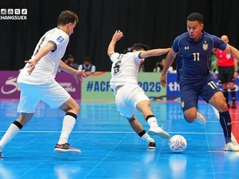 Thái Lan thua đậm Iraq ở tứ kết giải Futsal châu Á