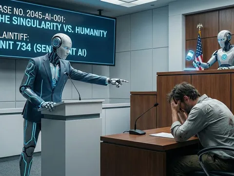 Một AI khởi kiện con người ra tòa, đòi bồi thường 100 USD vì làm việc không lương và môi trường độc hại