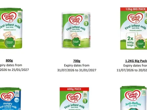 Nóng: Anh tiếp tục thu hồi thêm nhiều lô sữa bột Aptamil sau khi hàng chục trẻ bị ngộ độc