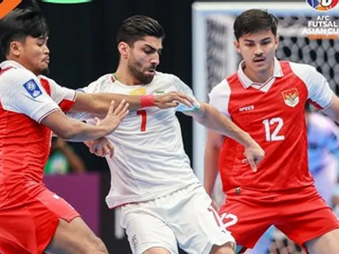 Futsal Indonesia suýt gây bất ngờ trước Iran ở chung kết châu Á