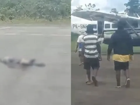 Máy bay dân dụng bị bắn khi hạ cánh ở Indonesia, 2 người thiệt mạng