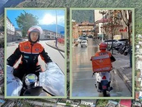 Chàng trai 24 tuổi trở thành shipper duy nhất tại huyện vùng sâu, mỗi ngày chạy 200 đơn hàng giữa núi rừng cô độc