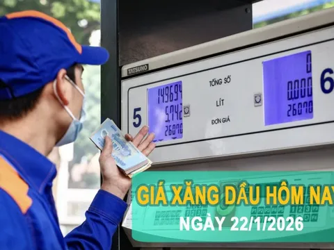 Giá xăng dầu hôm nay 22/1: Giá xăng giảm, giá dầu tăng