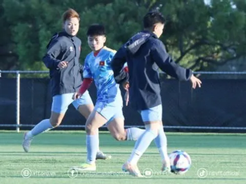 Tuyển nữ Việt Nam hào hứng và sung sức chuẩn bị đấu Ấn Độ