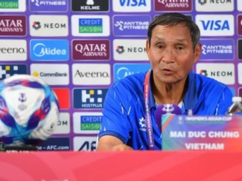 HLV Mai Đức Chung nói thẳng về trận thua của tuyển nữ Việt Nam