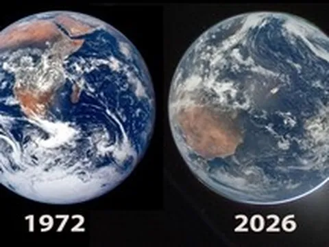 Sứ mệnh lịch sử Artemis II công bố những bức ảnh ngoạn mục về Trái Đất từ không gian sâu