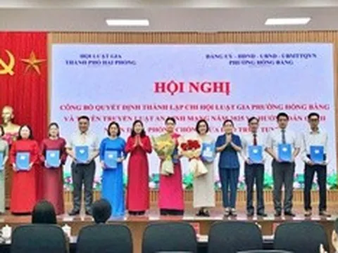 Hội Luật gia Tp.Hải Phòng: Tăng cường "cánh tay nối dài" pháp lý tại cơ sở