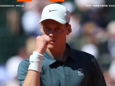 Sinner vượt khó giành vé vào tứ kết Monte Carlo