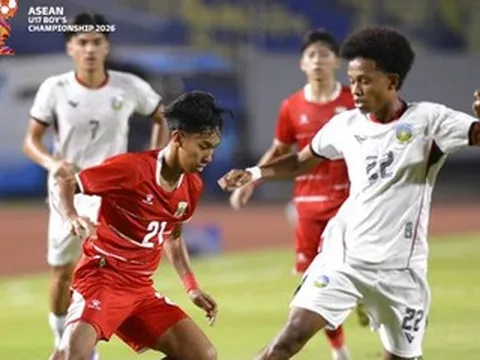 U17 Indonesia thắng đậm, vẫn xếp sau U17 Việt Nam