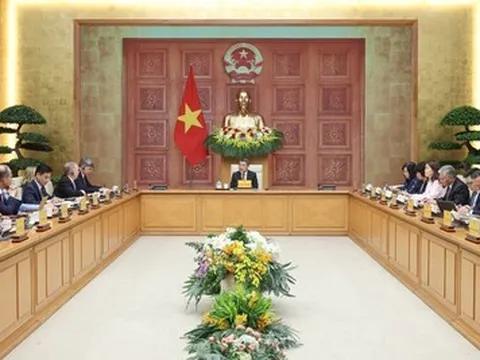 Làm việc với 52 doanh nghiệp Mỹ, Thủ tướng Lê Minh Hưng kêu gọi đầu tư vào năng lượng-công nghệ