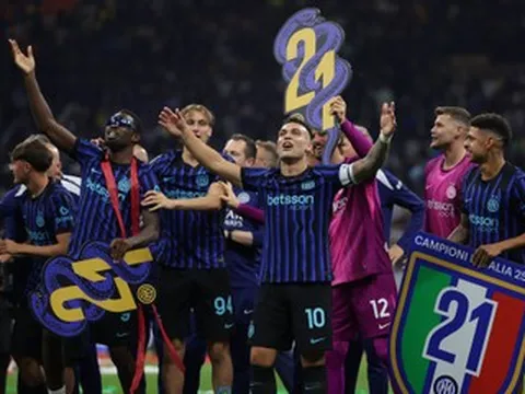 Inter Milan vô địch Serie A sớm 3 vòng đấu