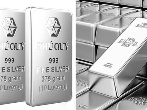 Giá bạc hôm nay (6/5): Bạc thế giới và trong nước tăng dựng đứng, lên hàng triệu đồng