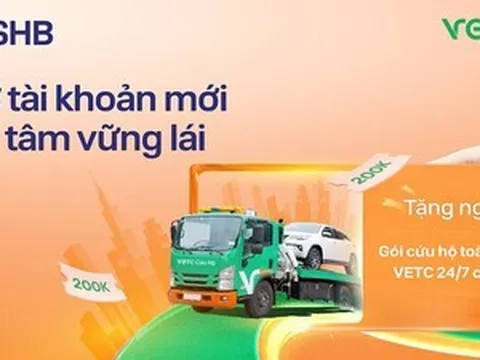 SHB tặng gói cứu hộ giao thông toàn quốc VETC cho khách hàng