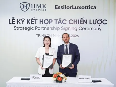 HMK Eyewear và EssilorLuxottica Việt Nam chính thức ký kết hợp tác chiến lược