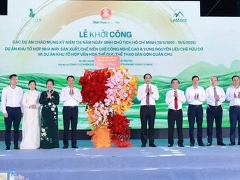 Thái Nguyên: Khởi công Tổ hợp dự án sản xuất chè công nghệ cao và sân golf Quân Chu