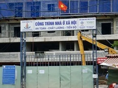 Cận cảnh khu nhà ở xã hội cho dự án rạch Xuyên Tâm sau gần 1 năm thi công