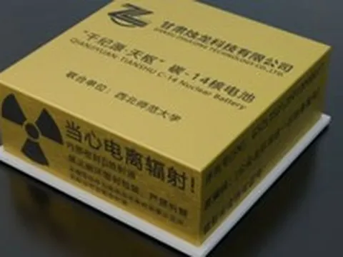 Phát hiện loại pin Trung Quốc có thể phát điện suốt hàng nghìn năm, công suất gần gấp 3 lần so với loại cũ, dùng 'ngon ơ' dưới biển sâu hoặc nơi không người