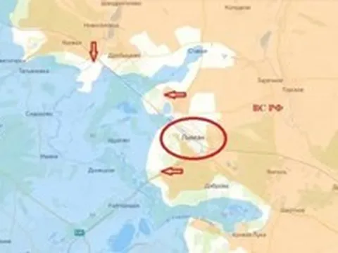 Lực lượng Ukraine chết kẹt ở Lyman