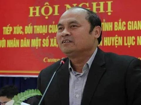Kỷ luật cảnh cáo 2 nguyên lãnh đạo tỉnh Bắc Giang