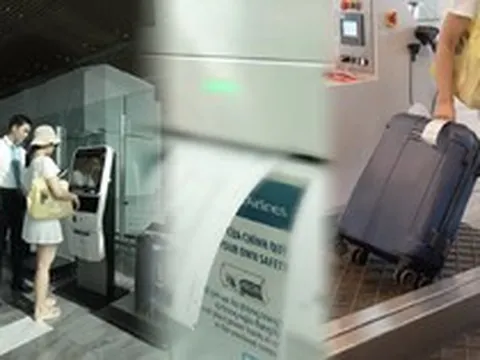 Từ nay, khách bay Vietnam Airlines tại Tân Sơn Nhất được tự check-in, ký gửi hành lý