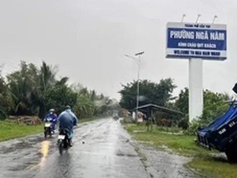 Cần Thơ: Mưa dông nhiều nơi, triều cường vượt báo động 1
