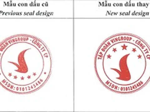 Từ hôm nay, Vingroup chính thức có mẫu con dấu mới
