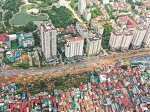 Hơn 1km Vành đai 2,5 qua Cầu Giấy lộ diện, hướng đến thông xe dịp 10/10