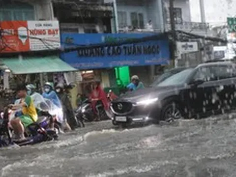 Thời tiết hôm nay 23-9: Nam Bộ tiếp tục mưa to kết hợp triều cường, nhiều nơi ngập nặng