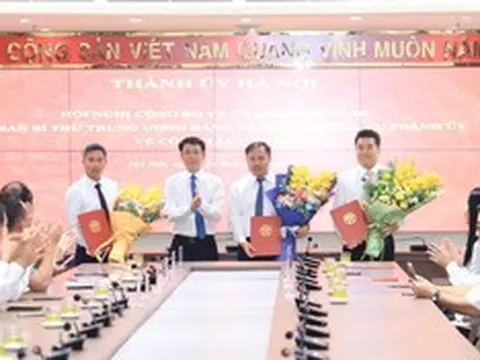 Hà Nội công bố các quyết định về công tác cán bộ