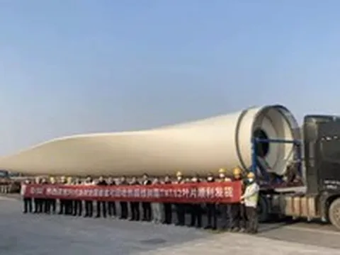 Phát minh của Trung Quốc làm rung chuyển ngành vật liệu: Cánh tuabin gió dài 110 mét, 95% thành phần có thể tái chế