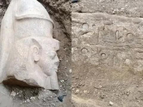 Người đàn ông bất ngờ phát hiện di tích tượng Pharaoh Ramses II cao gần 9 mét ngay trên đất nhà mình