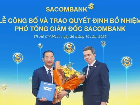 Ông Nguyễn Xuân Ái Quốc làm Phó Tổng Giám đốc Sacombank