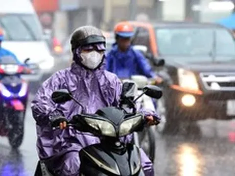Thời tiết hôm nay 31-10: Nhiều nơi trên cả nước mưa rào