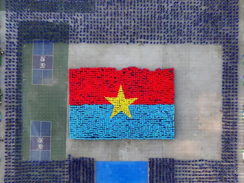 60.000 học sinh lập kỷ lục kép Việt Nam và thế giới với màn đồng diễn võ nhạc Vovinam ấn tượng