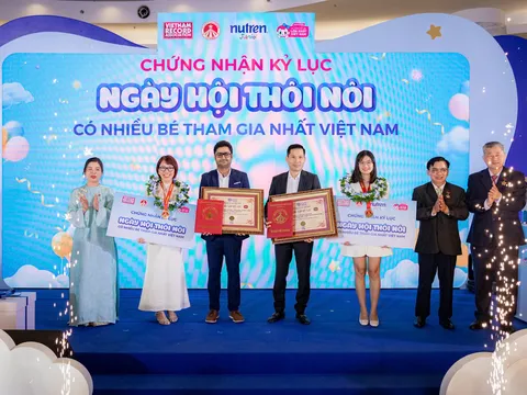 “Ngày hội thôi nôi” quy tụ hàng trăm gia đình, hướng tới xác lập kỷ lục Việt Nam