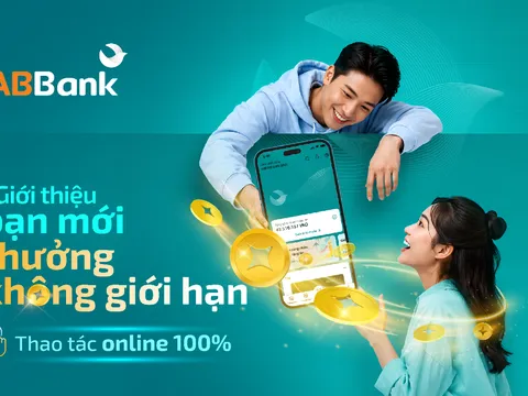 Dùng app ABBank, giới thiệu bạn bè nhận thưởng không giới hạn