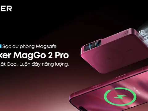 Anker MagGo Power Bank 2 Pro - A110R: Pin dự phòng Qi2 25W đầu tiên tích hợp hệ thống làm mát chủ động, đạt chứng nhận SGS